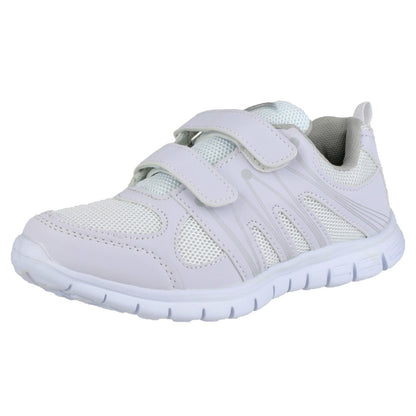 White - Front - Mirak Milos Ladies Sports Shoes - Womens Trainers