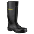 Black - Front - Amblers Steel FS100 Mens Safety Wellingtons