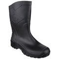 Black - Back - Dunlop Dee Calf K580011 Mens Wellington Boots