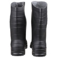 Black - Side - Dunlop Dee Calf K580011 Mens Wellington Boots
