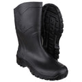 Black - Close up - Dunlop Dee Calf K580011 Mens Wellington Boots