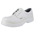 White - Side - Amblers FS511 White Unisex Safety Shoes