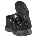 Black - Close up - Amblers Unisex Steel FS151 SB-P Mid Boot - Mens Womens Boots
