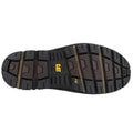 Beige - Back - Caterpillar Gravel 6 Inch Mens Dark Beige Safety Boots