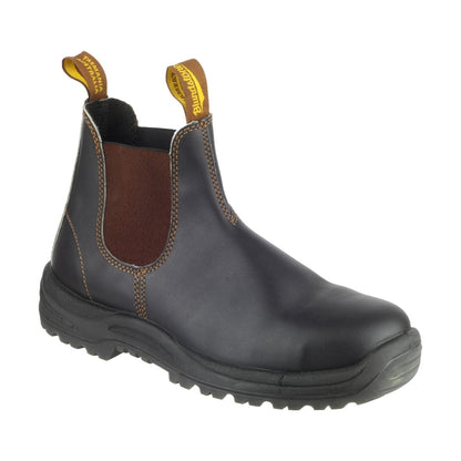 Brown - Front - Blundstone 192 Mens Industrial Safety Boot