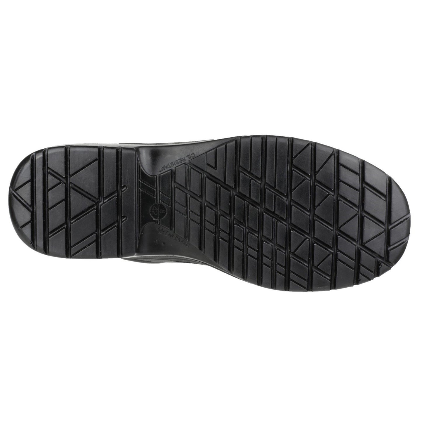 Black - Side - Amblers Safety FS662 Unisex Safety Lace Up Shoes