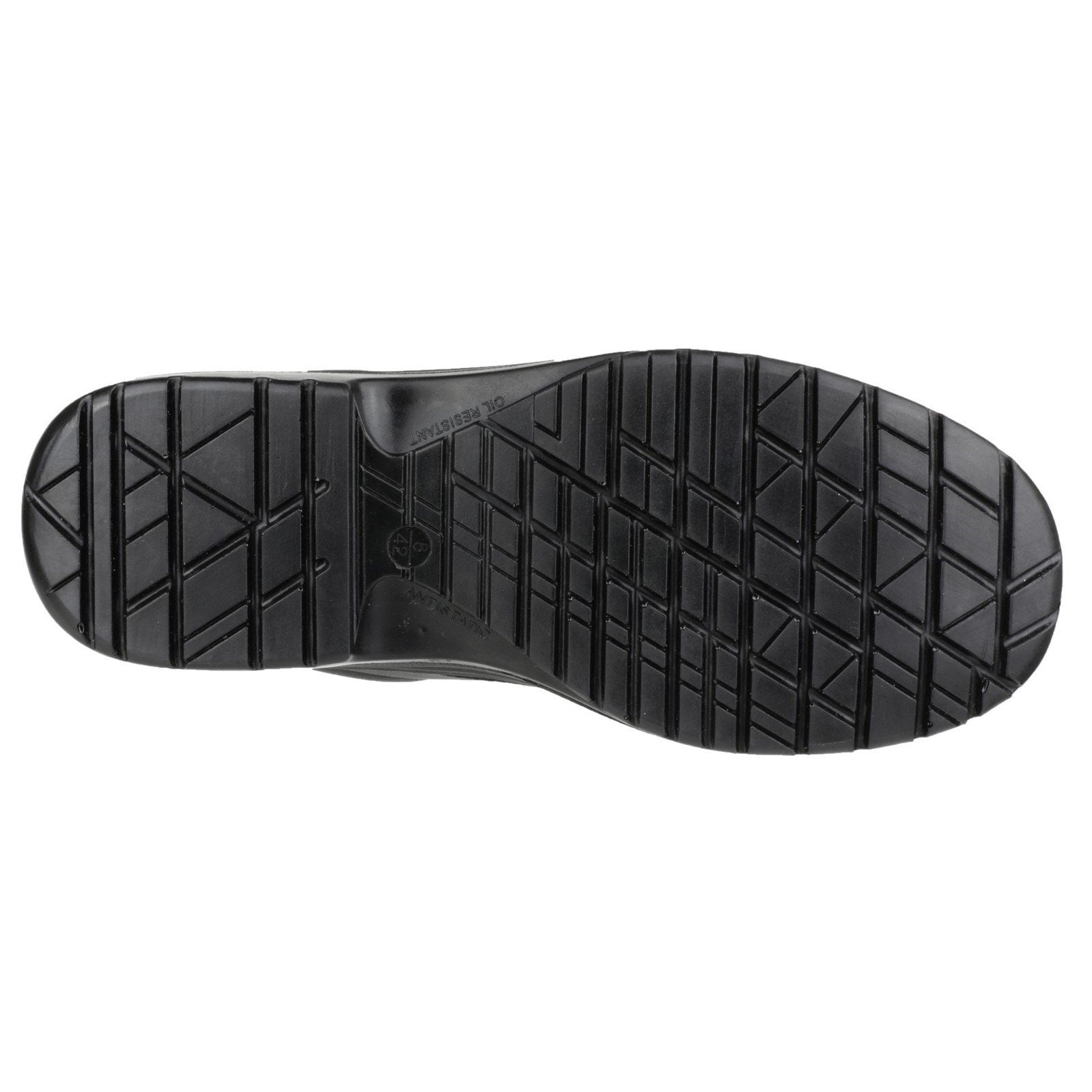 Black - Side - Amblers Safety FS662 Unisex Safety Lace Up Shoes