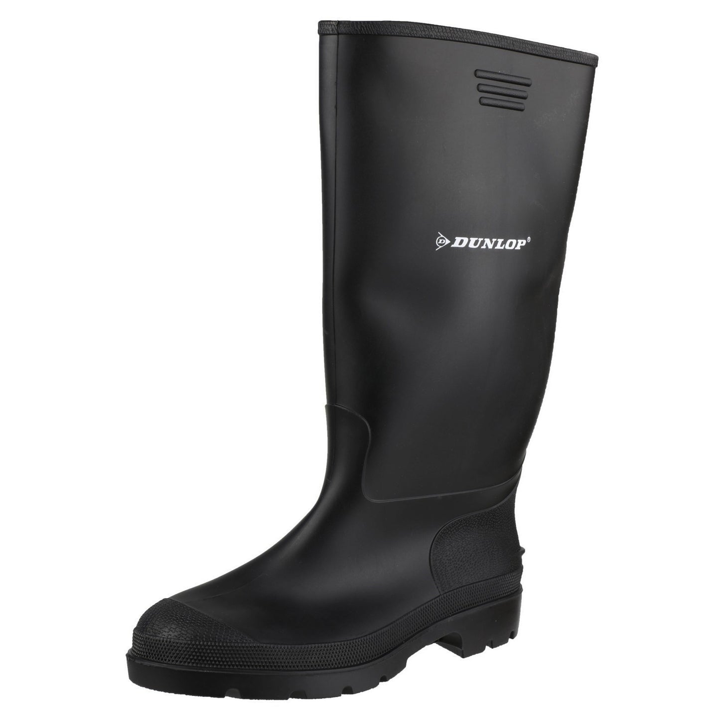 Black - Close up - Dunlop 380PP Pricemaster Unisex Wellington Boots