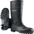 Black - Close up - Dunlop FS1600 142PP Unisex Safety Wellington Boots