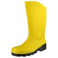 Yellow-Black - Lifestyle - Dunlop Devon Unisex Yellow Safety Wellington Boots
