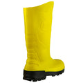 Yellow-Black - Pack Shot - Dunlop Devon Unisex Yellow Safety Wellington Boots