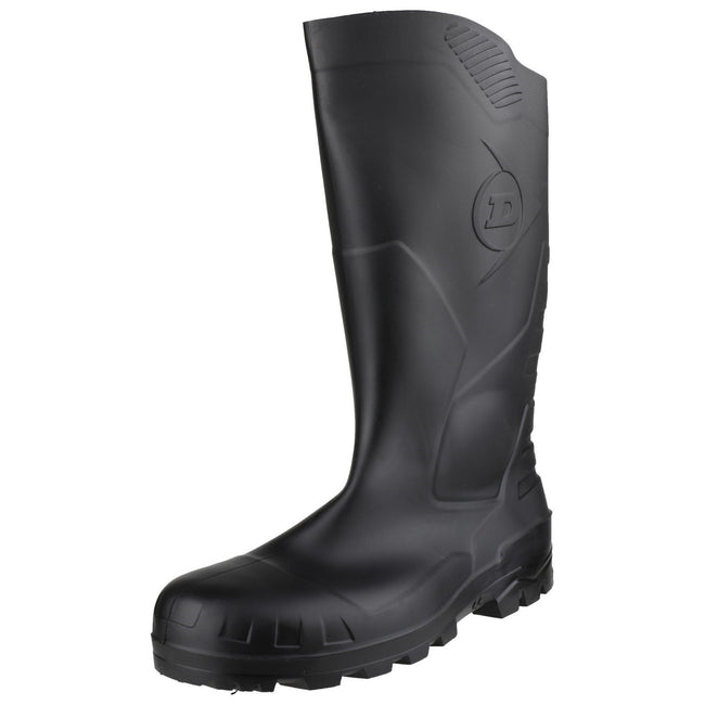 Black - Lifestyle - Dunlop Devon Unisex Black Safety Wellington Boots