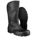 Black - Pack Shot - Dunlop Devon Unisex Black Safety Wellington Boots