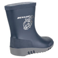 Blue-Grey - Back - Dunlop Mini Childrens Unisex Elephant Wellington Boots