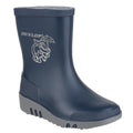 Blue-Grey - Front - Dunlop Mini Childrens Unisex Elephant Wellington Boots