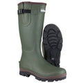 Green - Pack Shot - Cotswold Grange Neoprene Mens Rubber Wellington Boots