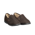 Brown - Back - Mirak Tim Mens Slippers
