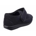Black - Side - Great British Slippers Frenchay Ladies Classic Slippers