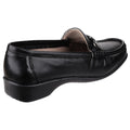 Black - Pack Shot - Cotswold Barrington Ladies Loafer Slip On Shoes