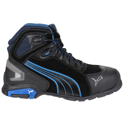 Black - Front - Puma Safety Rio Mid Mens Safety Boots