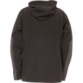 Black - Back - Caterpillar Capstone Mens Hooded Softshell Jacket - Workwear