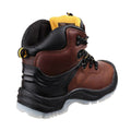 Brown - Back - Amblers FS197 Unisex Waterproof Safety Boots