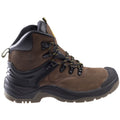 Brown - Side - Amblers FS197 Unisex Waterproof Safety Boots