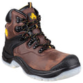 Brown - Front - Amblers FS197 Unisex Waterproof Safety Boots
