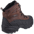 Brown - Back - Amblers Mens FS430 Orca S3 Waterproof Leather Safety Boots