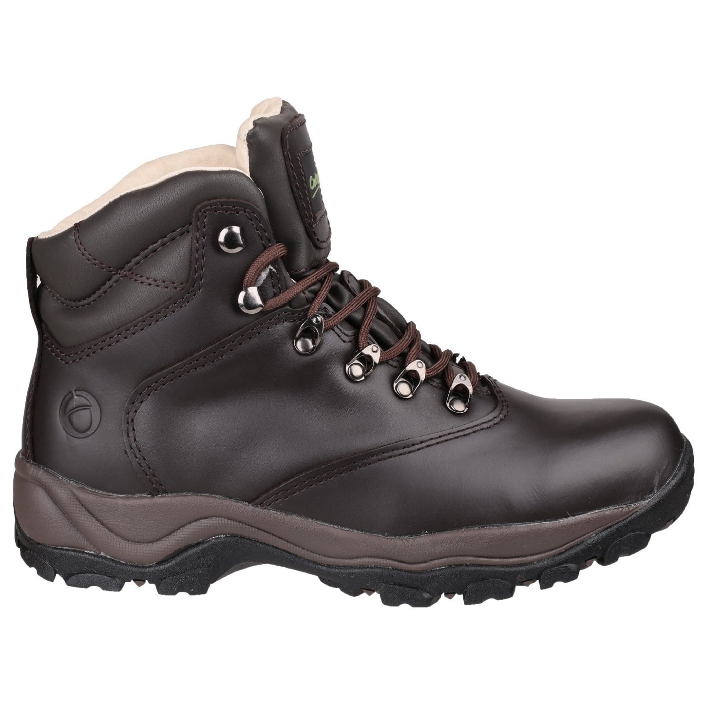 Brown - Back - Cotswold Womens-Ladies Winstone Lace Up Boots