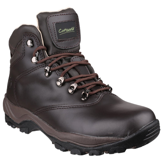 Brown - Front - Cotswold Womens-Ladies Winstone Lace Up Boots