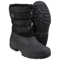Black - Close up - Cotswold Childrens-Kids Chase Wellington Boots