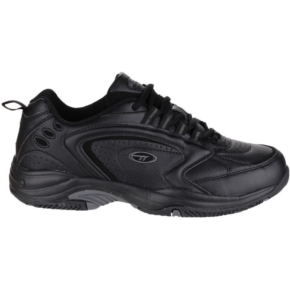 Black - Back - Hi-Tec Mens Blast Lite Lace Up Trainers