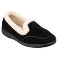 Black - Front - Fleet & Foster Womens-Ladies Maier Classic Slippers