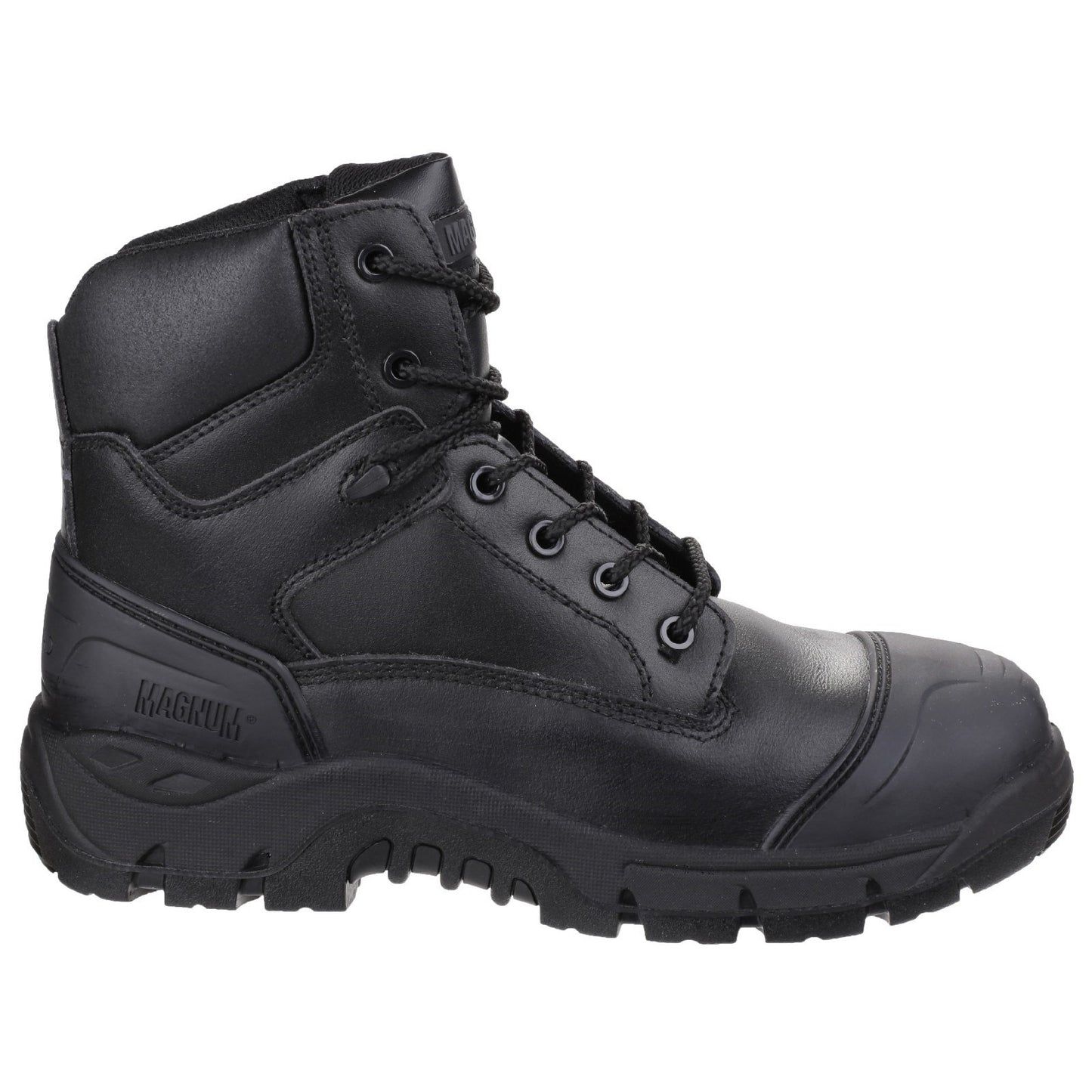 Black - Side - Magnum Mens Roadmaster Safety Boots