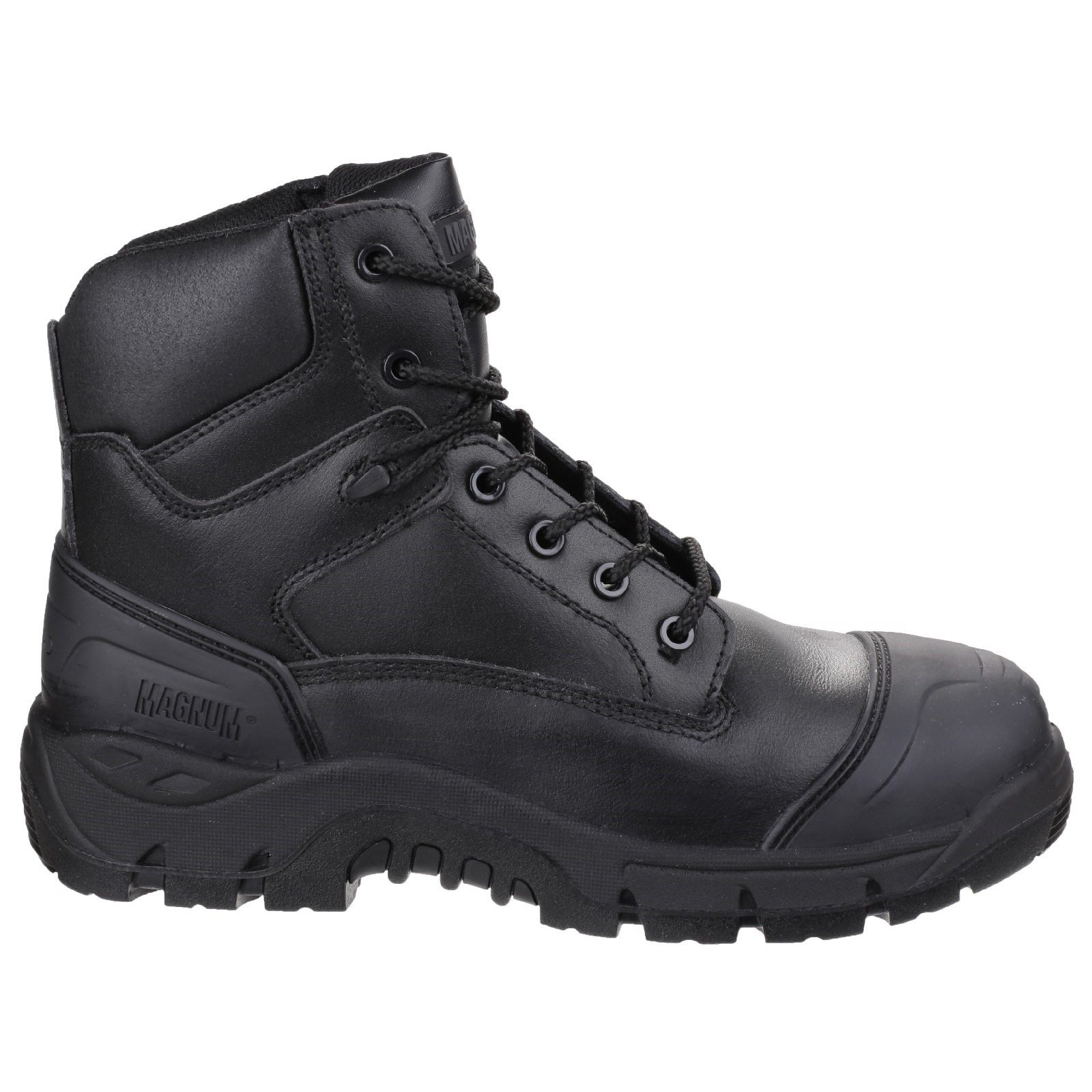 Black - Side - Magnum Mens Roadmaster Safety Boots