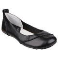 Black - Front - Hush Puppies Womens-Ladies Janessa Slip On Pumps