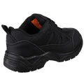 Black - Side - Amblers Steel Unisex FS214 Black Safety Trainer - Mens Womens Shoes