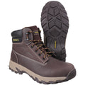 Brown - Pack Shot - Stanley Mens Tradesman Lace Up Penetration Resistant Safety Boots