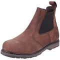 Brown - Pack Shot - Amblers Mens AS148 Sperrin Pull On Safety Dealer Boots