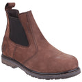 Brown - Front - Amblers Mens AS148 Sperrin Pull On Safety Dealer Boots