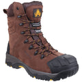 Brown - Front - Amblers Mens AS995 Pillar Composite Waterproof Zip Safety Hi-Boot