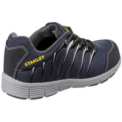 Navy-Grey - Back - Stanley Mens Globe Lace Up Safety Trainers