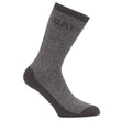 Black - Front - Caterpillar Thermal Mens Work Socks (Pack Of 2)