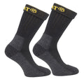 Black - Back - Caterpillar Industrial Work Sock 2 Pk - Mens Socks