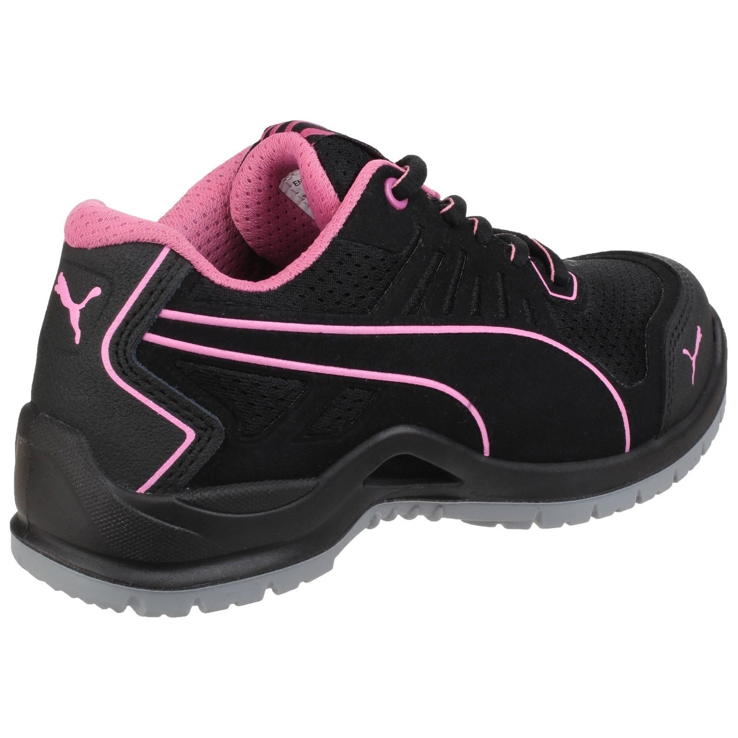 Black - Back - Puma Safety Womens-Ladies Lightweight Fuse TC Safety Trainers