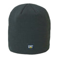 Black - Front - Caterpillar Mens Logo Knit Beanie Hat