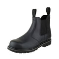 Black - Lifestyle - Amblers Unisex Steel FS5 Pull-On Dealer Boot - Womens Mens Boots