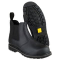 Black - Pack Shot - Amblers Unisex Steel FS5 Pull-On Dealer Boot - Womens Mens Boots