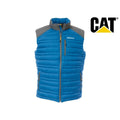 Blue - Back - Caterpillar Mens C1320012 Defender Insulated Sleeveless Bodywarmer